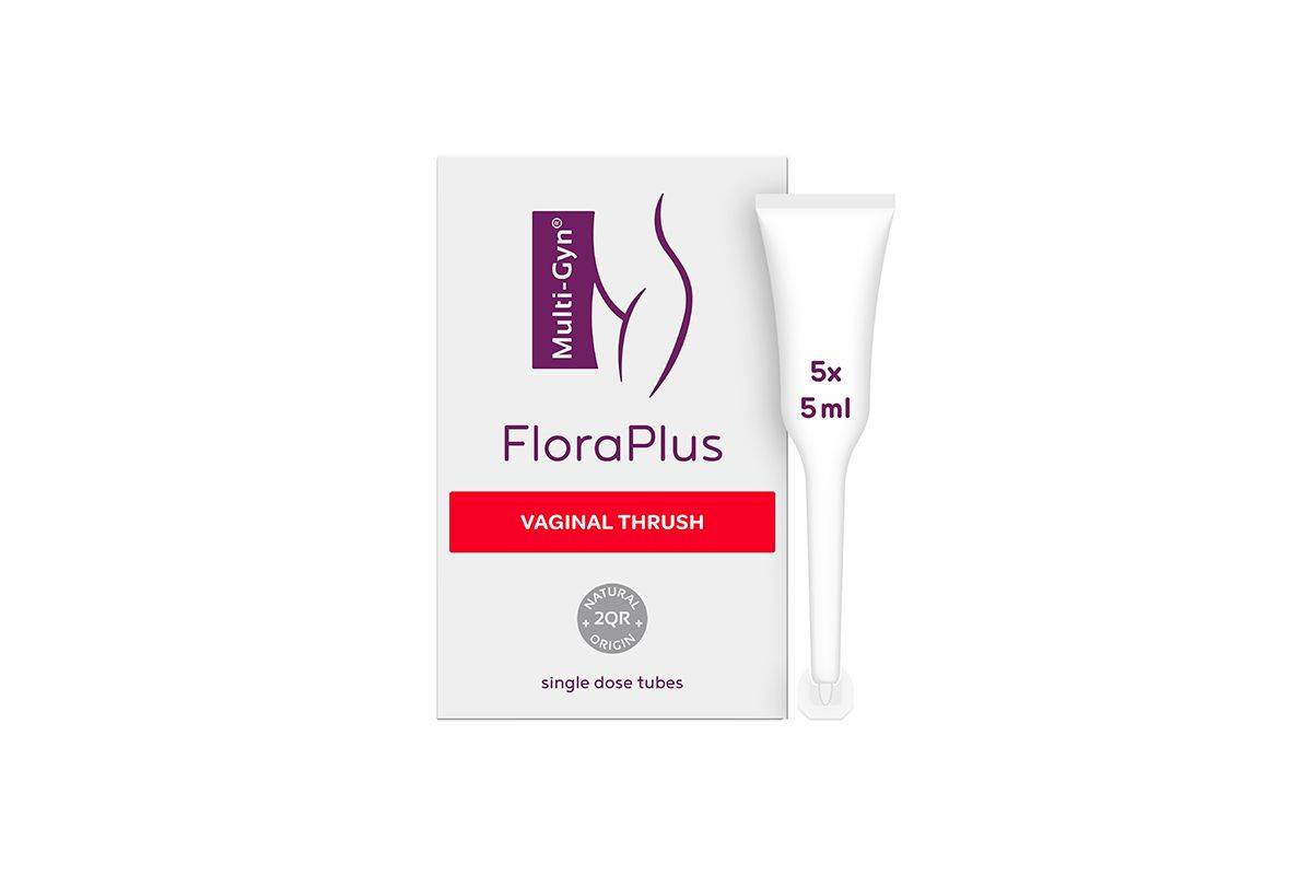 Multi-Gyn FloraPlus Vaginal Thrush Treatment Gel 5x5ml