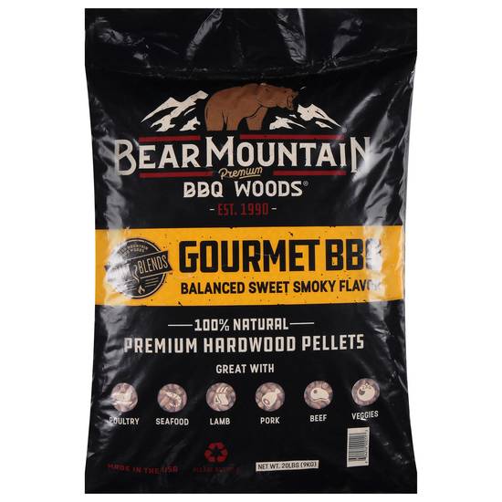 Bear Mountain Bbq Woods Gourmet Bbq Hardwood Pellets (20 lbs)
