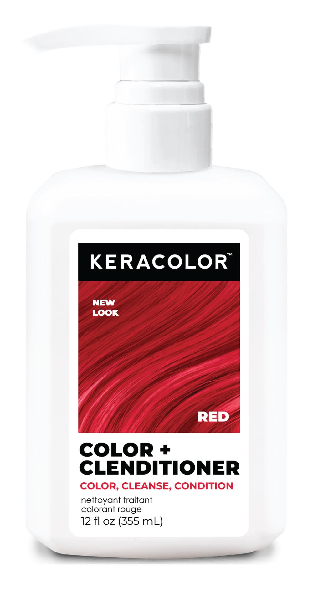 Keracolor Color+Clenditioner, Red (12 fl oz)