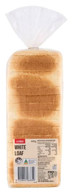 Coles White Loaf (680g)