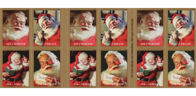 Christmas Postage Stamps (2.18 lbs)