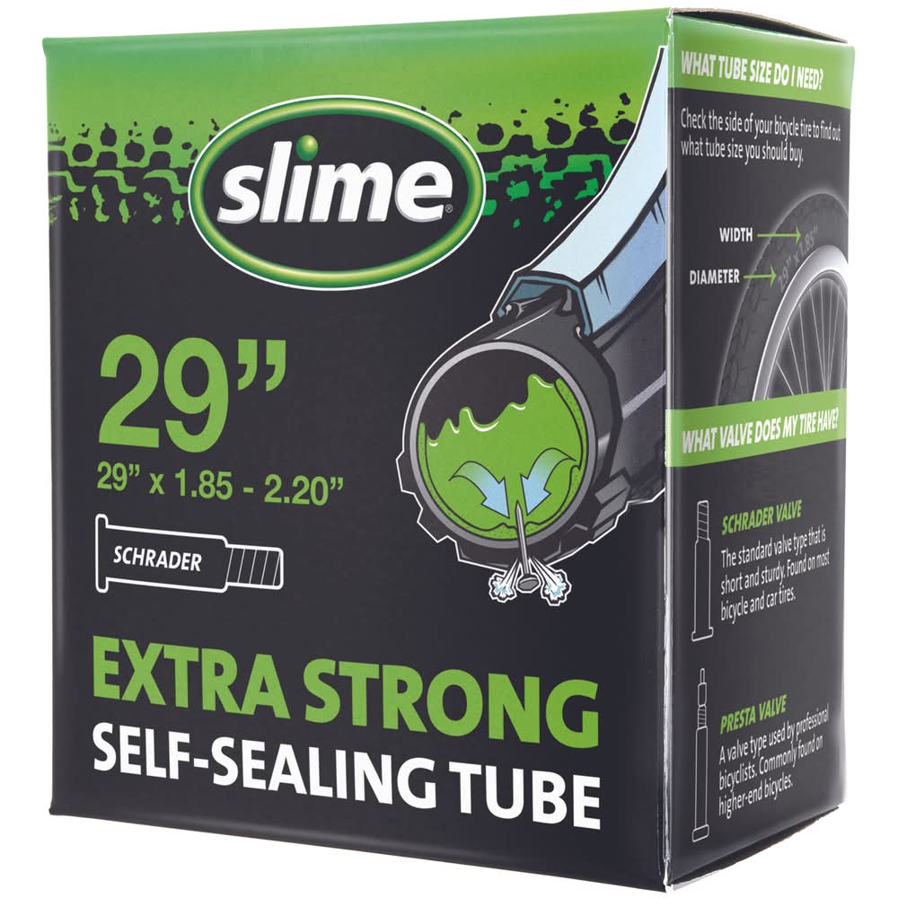 Slime Smart Tube 29 In. Rubber Bicycle Inner Tube 1 Pk
