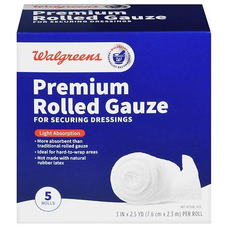 Walgreens Premium Rolled Gauze