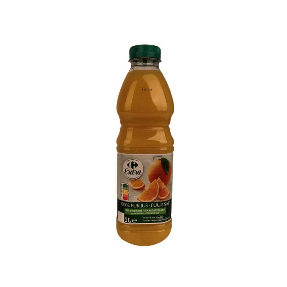 Carrefour Extra - Jus d'orange sans pulpe 100% pur jus (1L)