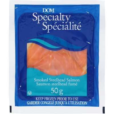 Dom spécialité saumon steelhead fumé - specialty smoked steelhead salmon