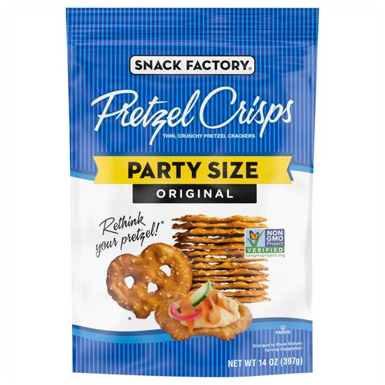 Snack Factory Party Size Original Pretzel Crisps