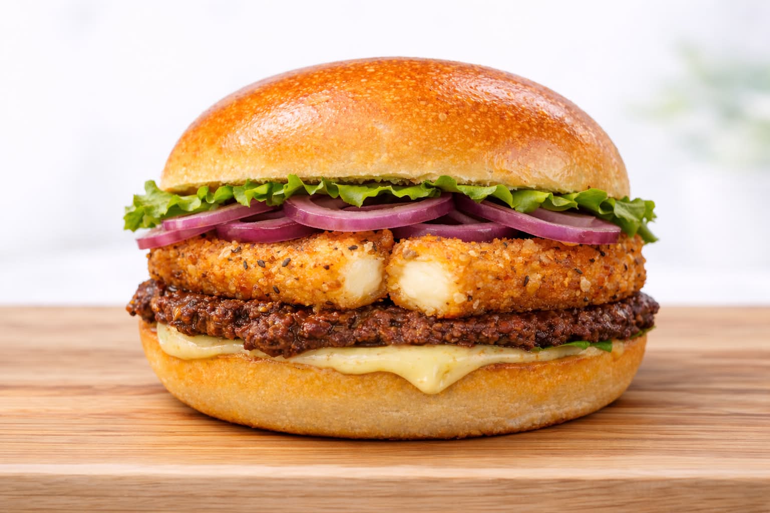🍔 Crispy Chèvre