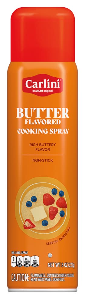 Carlini Butter Cooking Spray, Rich Buttery (8 oz)