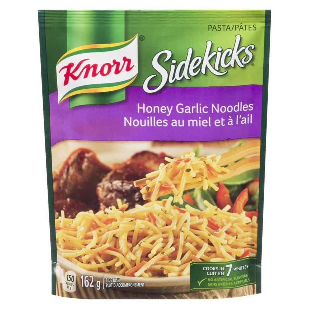 Knorr nouilles au miel et à l'ail (152 g) - sidekicks honey garlic noodles pasta side dish (162 g)