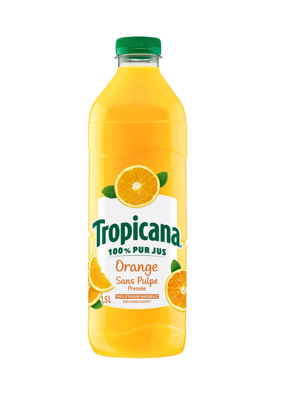 Tropicana - Pur jus sans pulpe, orange (1,5L)