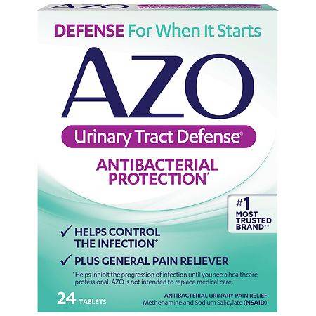 Azo Urinary Tract Defense Antibacterial Protection Tablets (24 ct)