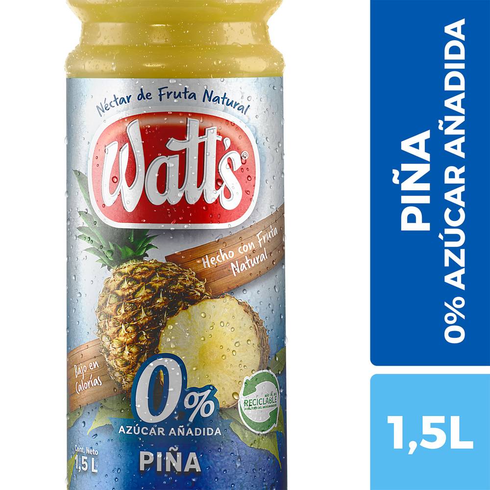 Watt's jugo néctar de piña light (1.5 l)