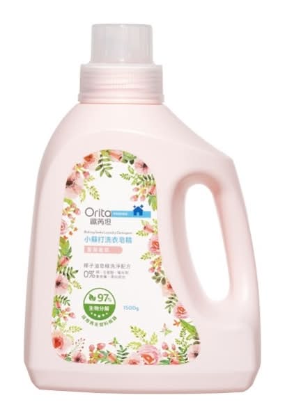 歐芮坦小蘇打洗衣皂精(薔薇香氛)1500g