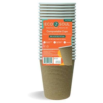 Eco Soul Compostable Cups (20 pack)