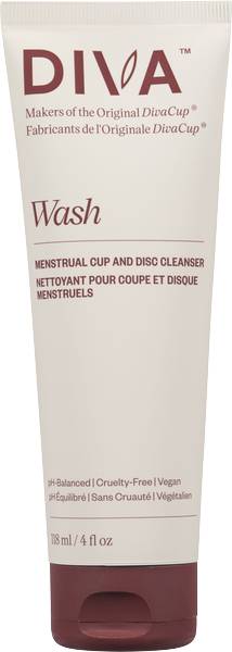 DivaWash 100% Plant-Based Menstrual Cup Cleanser (118 ml)