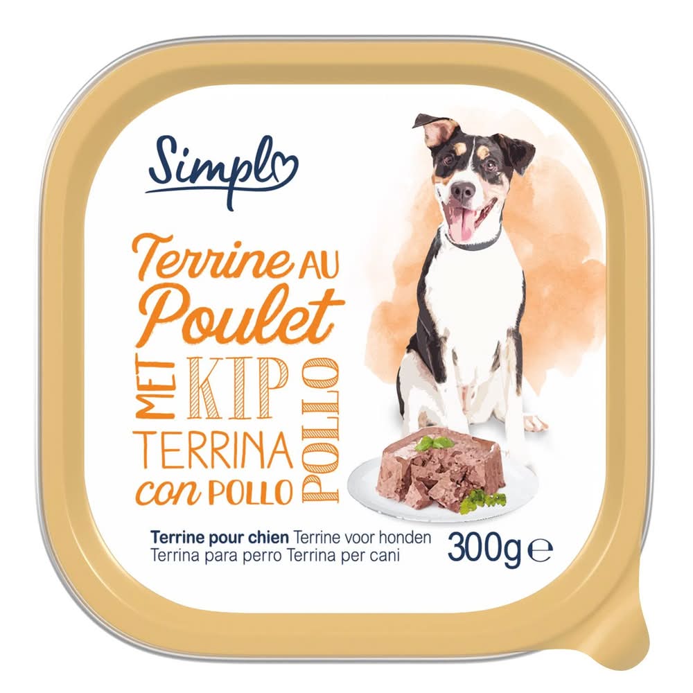 Simpl - Terrine de poulet pour chiens (300g)