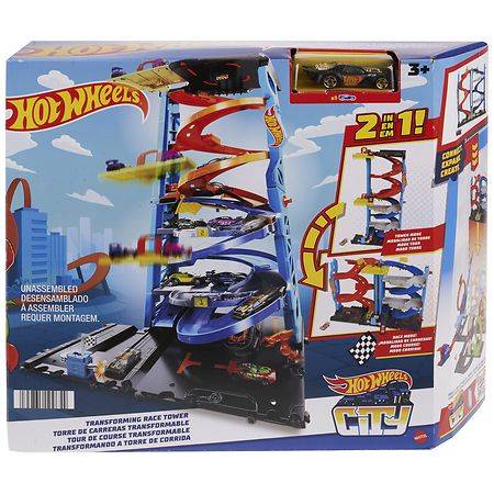 Hot Wheels City Transforming Race Tower