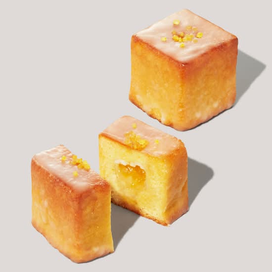 レモンキューブケーキ