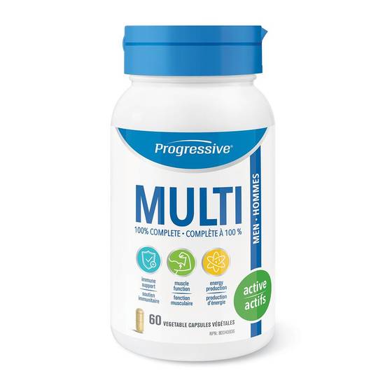 Progressive Active Men Multivitamin (60 units)