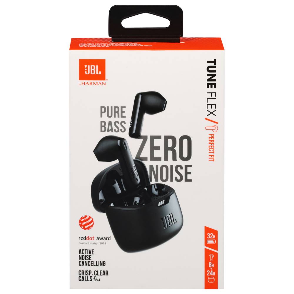 Jbl Tune Flex True Wireless Bluetooth Noise Canceling Earbuds(Black)