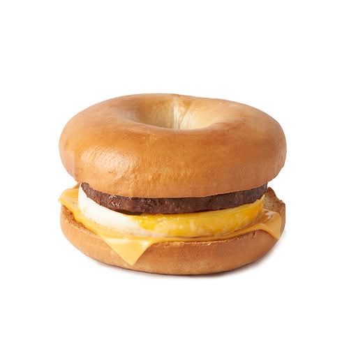 Veggie Sausage Egg Bagel