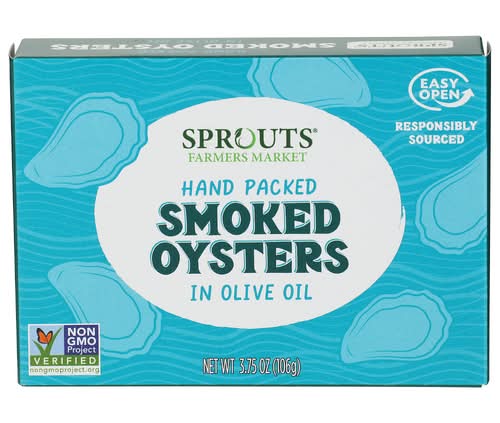 Sprouts Smoked Oysters In Olive Oil