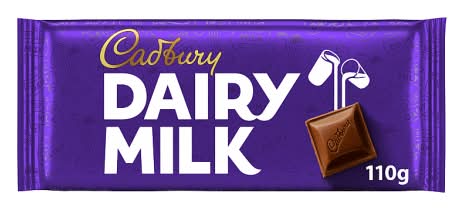 Cadbury Dairy Milk Chocolate Bar (110g)