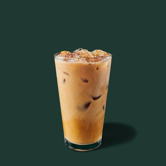 Order Iced Sugar Cookie Almondmilk Latte food online from Starbucks store, Palmetto Bay on bringmethat.com