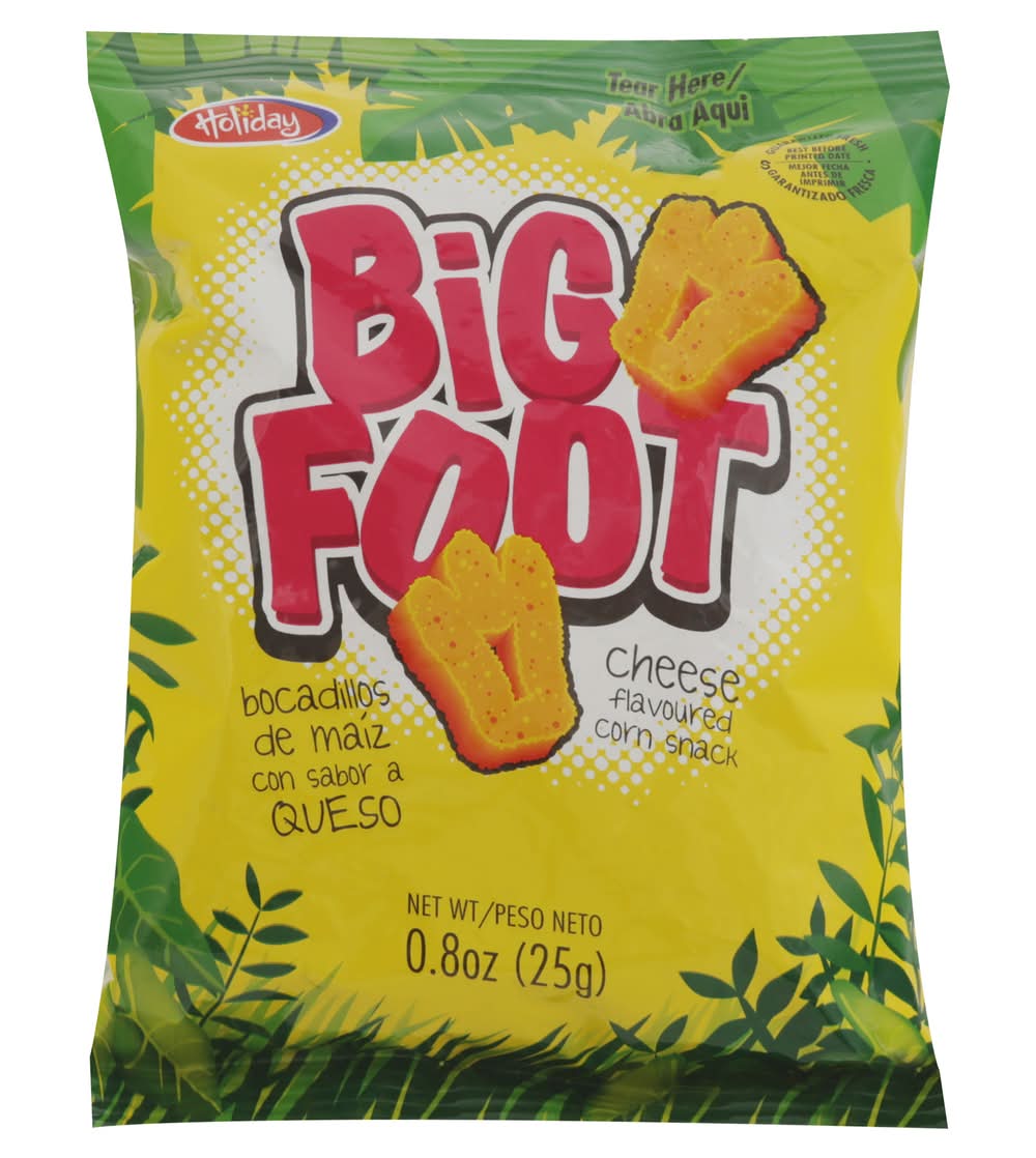 Holiday Big Foot Giant Size Cheese Snack (0.9 oz)