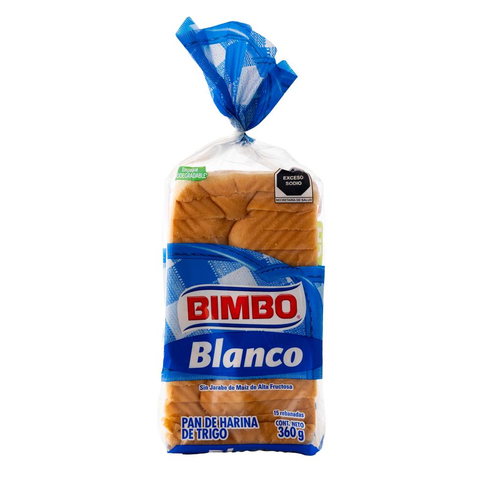 Bimbo pan blanco ch (bolsa 360 g)