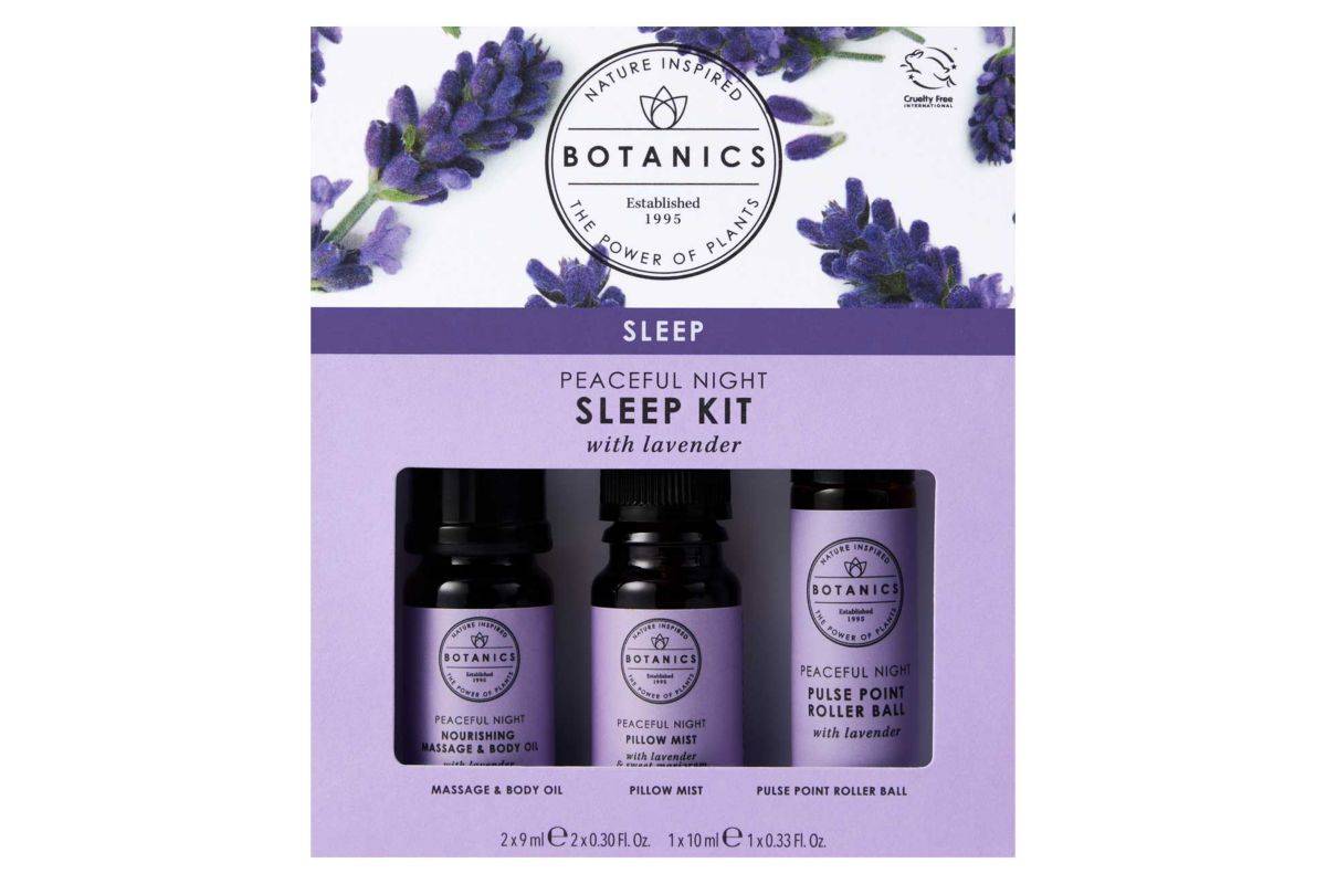 Botanics Lavender, Peaceful Night Sleep Kit (28ml)