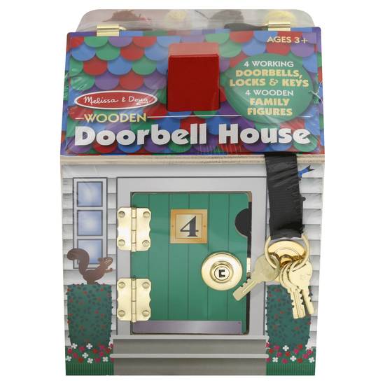 Melissa & Doug Wooden Doorbell House (1 set)