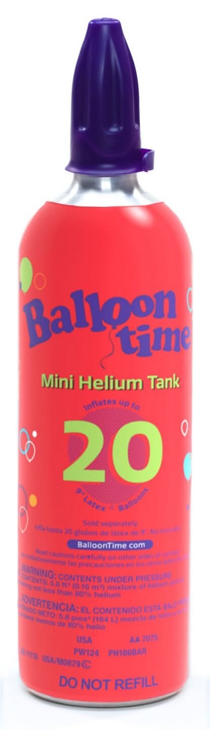 Balloon Time Mini Helium Tank