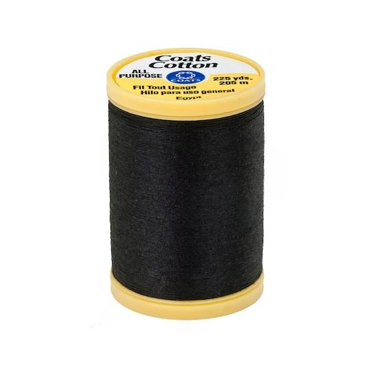 Coats Cotton All-Purpose Quilting Thread, Black