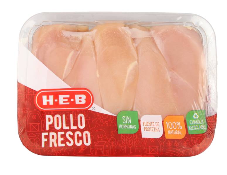 Heb pechuga de pollo sin hueso fresca (unidad: 650 g aprox)