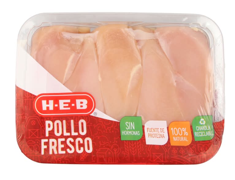 Heb pechuga de pollo sin hueso fresca