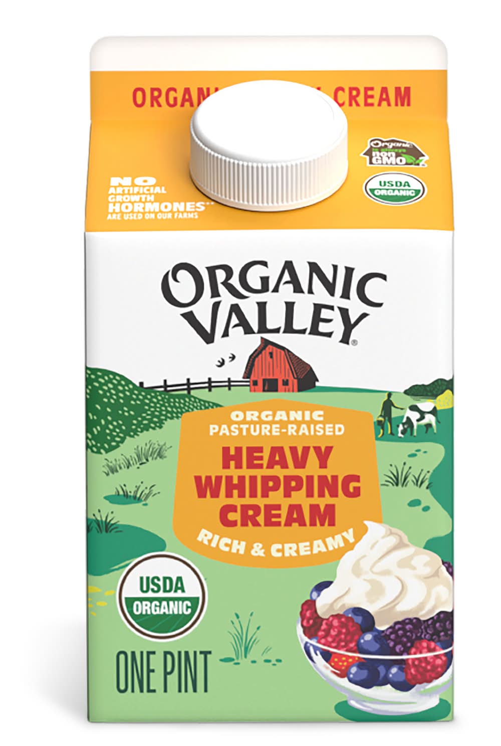 Organic Valley Rich & Creamy Heavy Whipping Cream (1 pint)