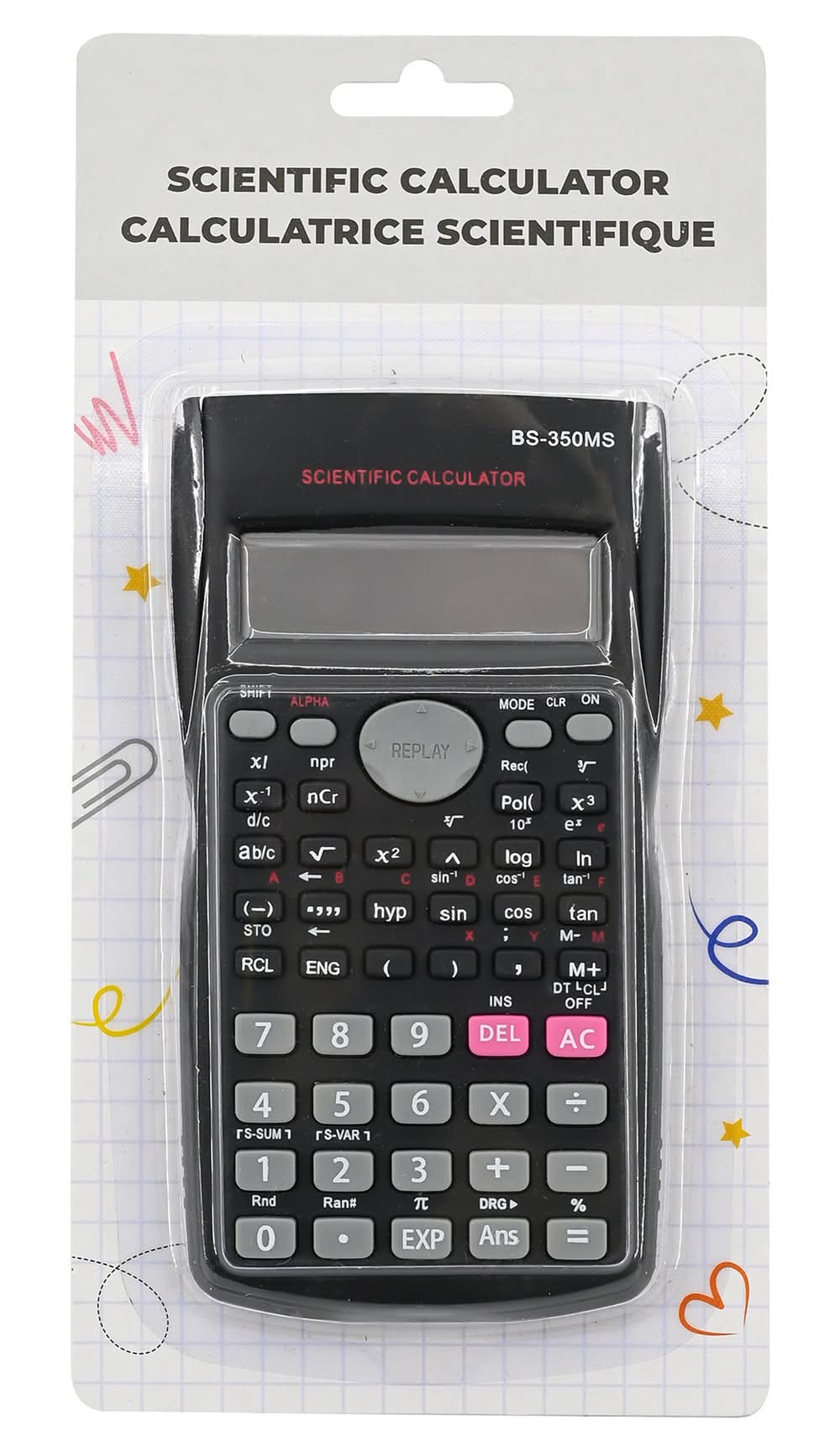 Giant Value Scientific Calculator, Black
