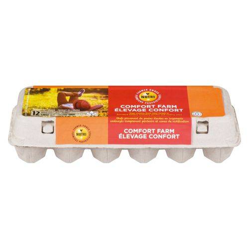 Nutri gros élevage confort - comfort farm white eggs (12 units)