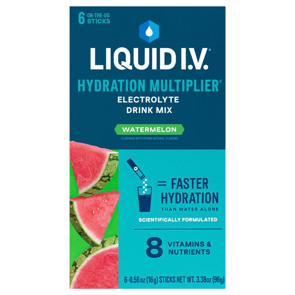 Liquid I.v. Hydration Multiplier Electrolyte Drink Mix (3.39 oz) (watermelon )