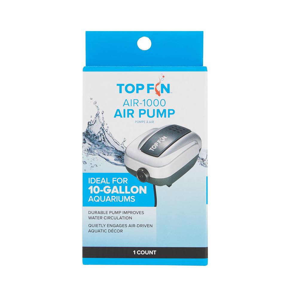 Top Fin® Aquarium Air Pump (Color: Assorted, Size: 20 Gal)