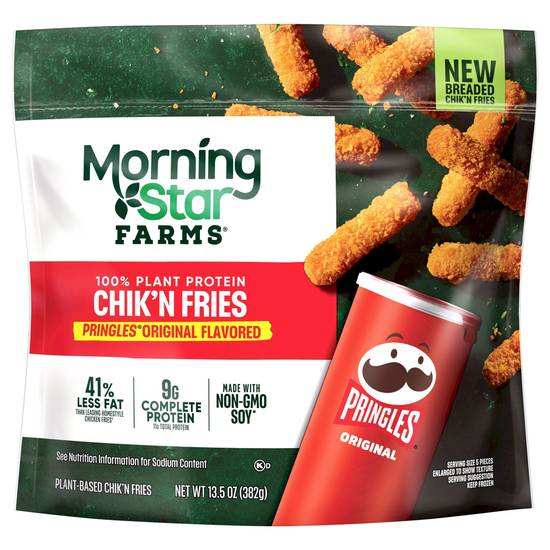 Morningstar Farms Plant Based Pringles Original Flavored Chik'n Fries