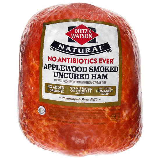 Dietz & Watson Originals Uncured Applewood Smoked Ham (6 lbs)