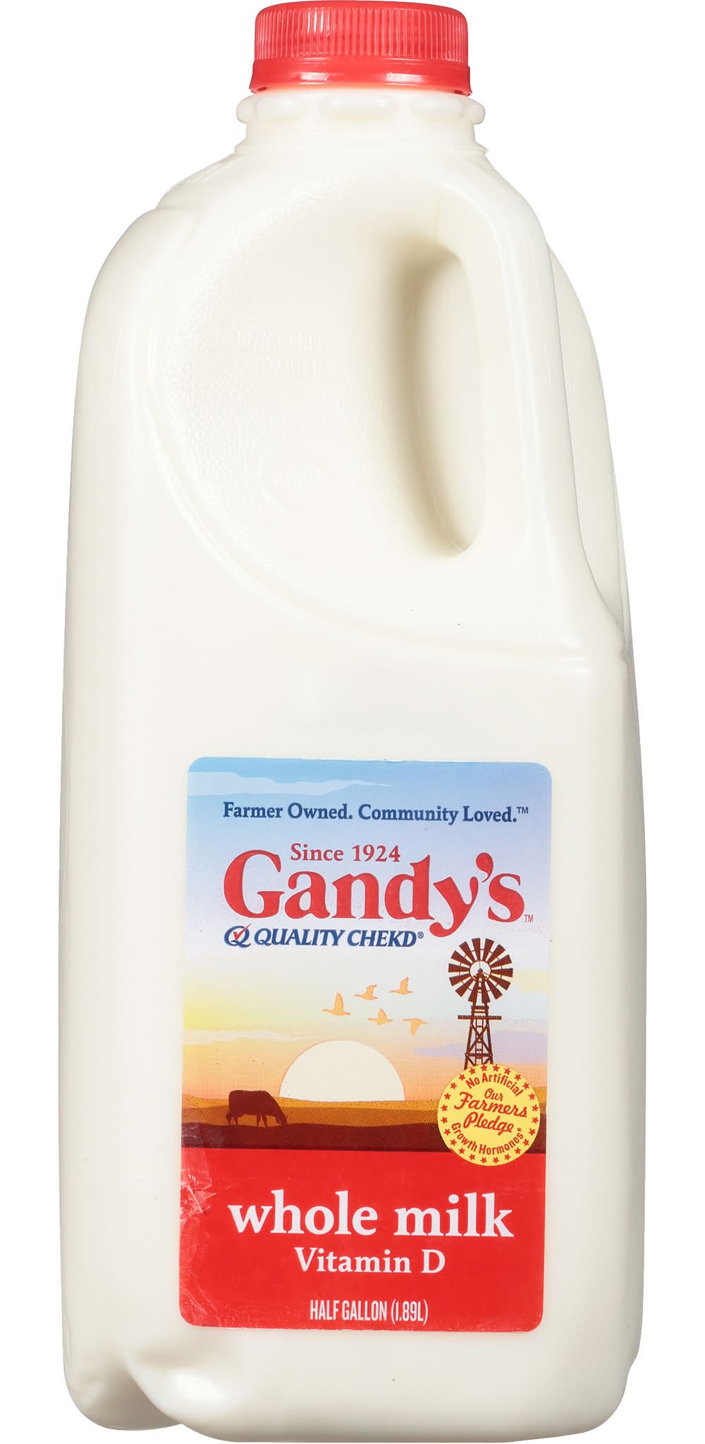 Gandy's Vitamin D Whole Milk (0.5 gal)
