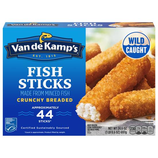 Van De Kamp's Crunchy Breaded Fish Sticks (44 ct)