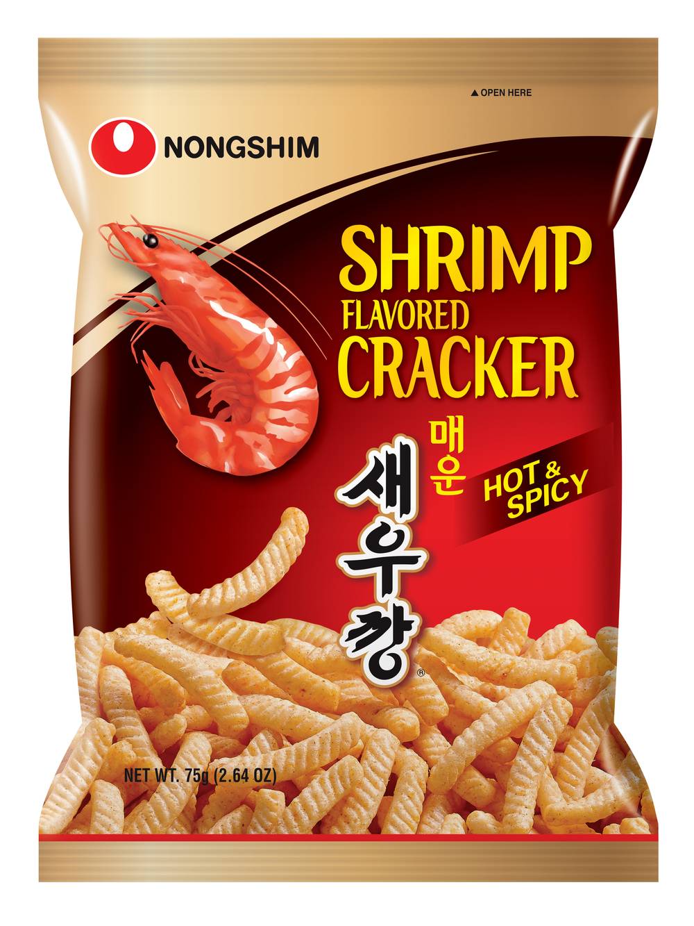 Nongshim Spicy Crackers, Shrimp (75g)