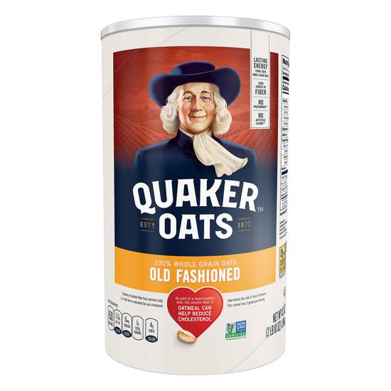 Quaker Oats 100% Whole Grain Old Fashioned Oats