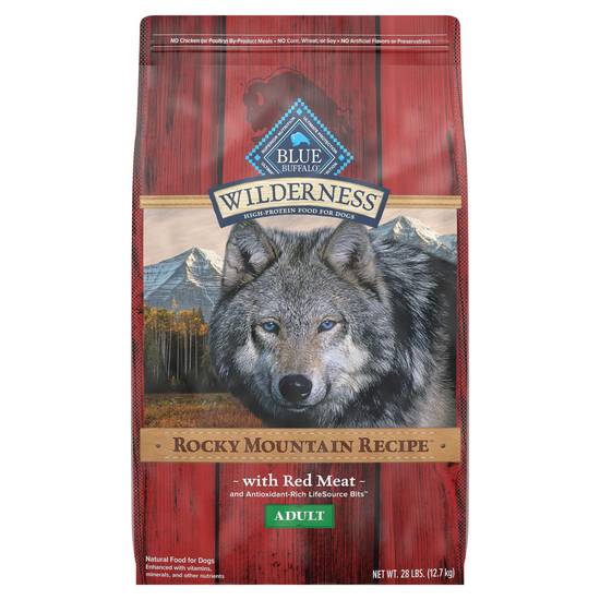 Blue Buffalo Wilderness Rocky Mountain Recipe With Red Meat Adult Dry Dog Food