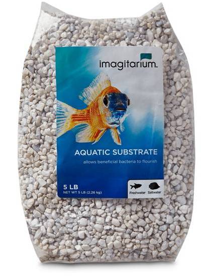 Imagitarium Mini White Aquarium Gravel (5 lbs)