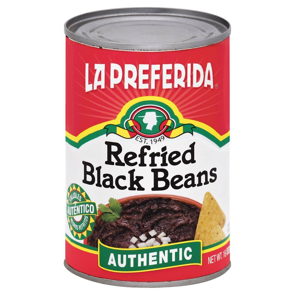 La Preferida Authentic Refried Black Beans (1 lbs)